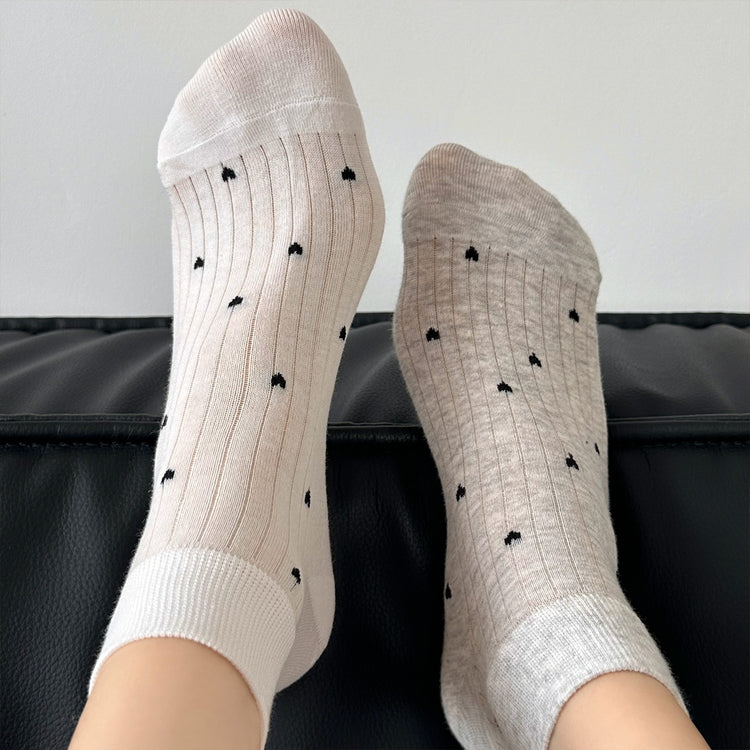 女襪｜襪子女士薄款莫代爾親膚舒適透氣短襪潮流通勤好搭簡約休閒襪「FKF2506」25.05-2