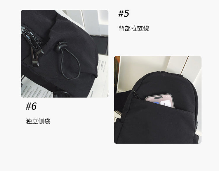 致青春 | 戶外雙肩包大容量防水旅行多用小背包男女通用休閒胸包「6067-124」25.07-5