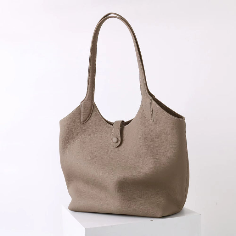 質感真皮｜2025新頭層牛皮大容量手提托特包包女式通勤女款輕奢小眾高級感「OS53018」25.11-4