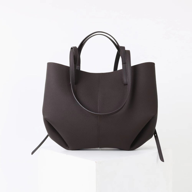 質感真皮｜2025新款高級感輕奢頭層牛皮翅膀手提單肩子母通勤包斜挎托特包包「9230」25.11-4