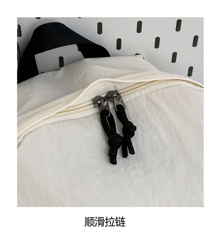 致青春 | 簡約學生書包男純色休閒旅行背包女初高中生大容量潮酷雙肩包「6144-124」25.07-1