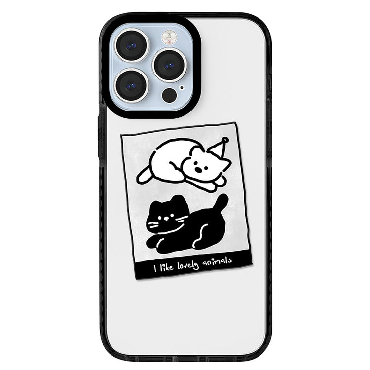 iPhone16Promax光油壓克力15plus卡通手機殼蘋果13Pro適用12「LR1908」25.08-4