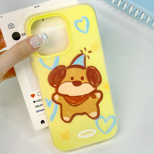 手機殼｜iPhone14promax膚感果凍15pro適用12卡通11批發蘋果16手機殼「LR1183」24.10-2