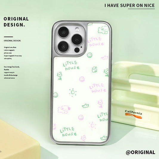 手機殼｜13Promax適用iPhone12蘋果16手機殼磁吸AG磨砂殼小米15批發14「LR1696」25.05-3