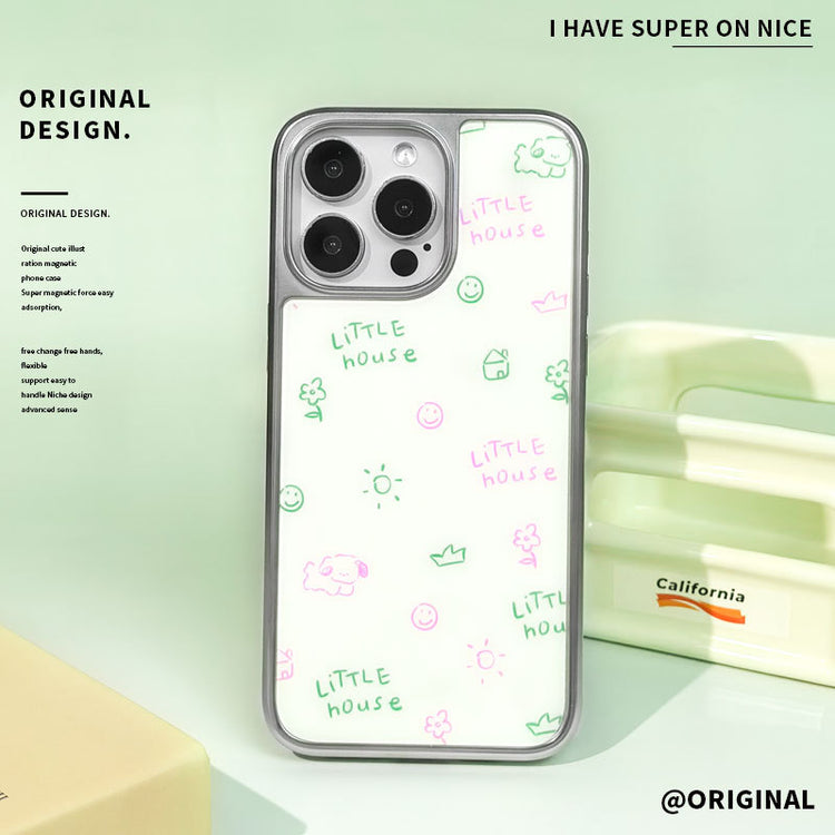 手機殼｜13Promax適用iPhone12蘋果16手機殼磁吸AG磨砂殼小米15批發14「LR1696」25.05-3