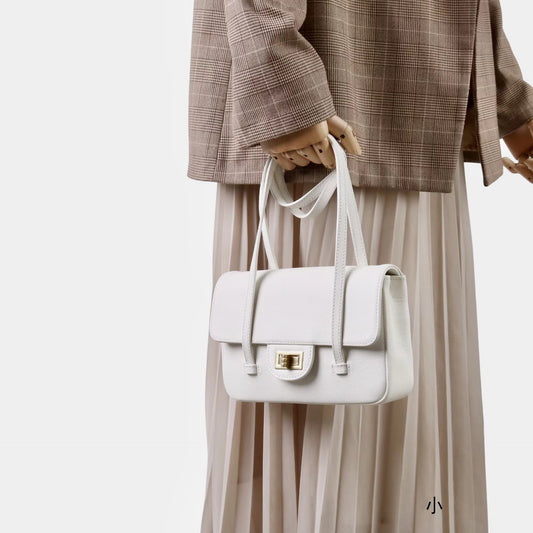 質感真皮｜2025新款球紋頭層牛皮復古小香風jennie同款腋下包小方包單肩包女「X9011 D9012」25.12-1