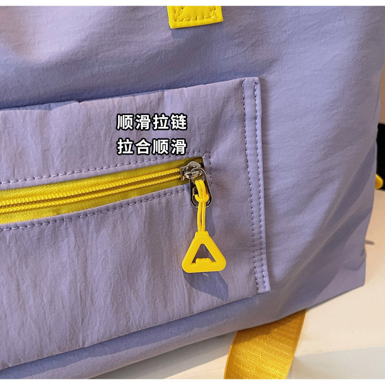 致青春｜彩色行李袋旅行包運動收納街頭新款包多用途大容量輕便健身包「808-139」25.11-3