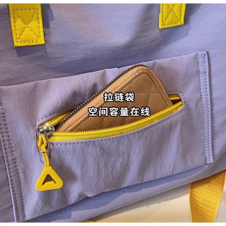 致青春｜彩色行李袋旅行包運動收納街頭新款包多用途大容量輕便健身包「808-139」25.11-3