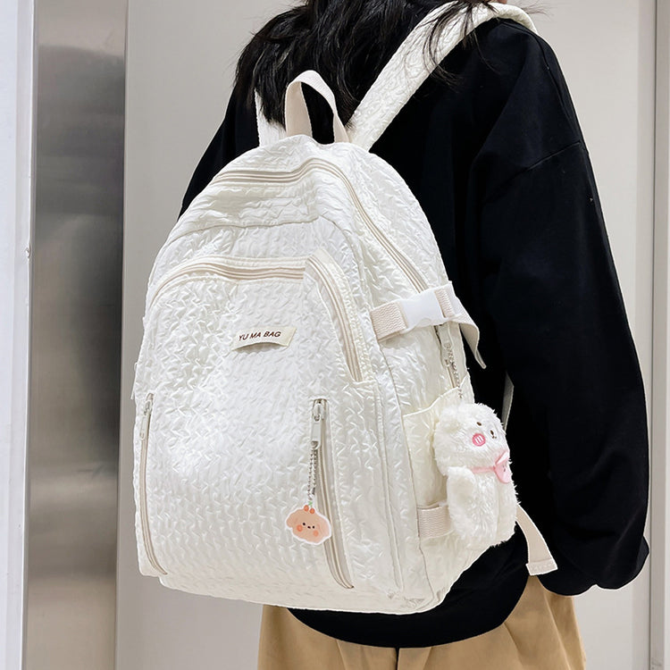致青春 | 小清新少女書包女國中生高顏值背包日系簡約大學生輕便百搭雙肩包「610-125」25.06-1