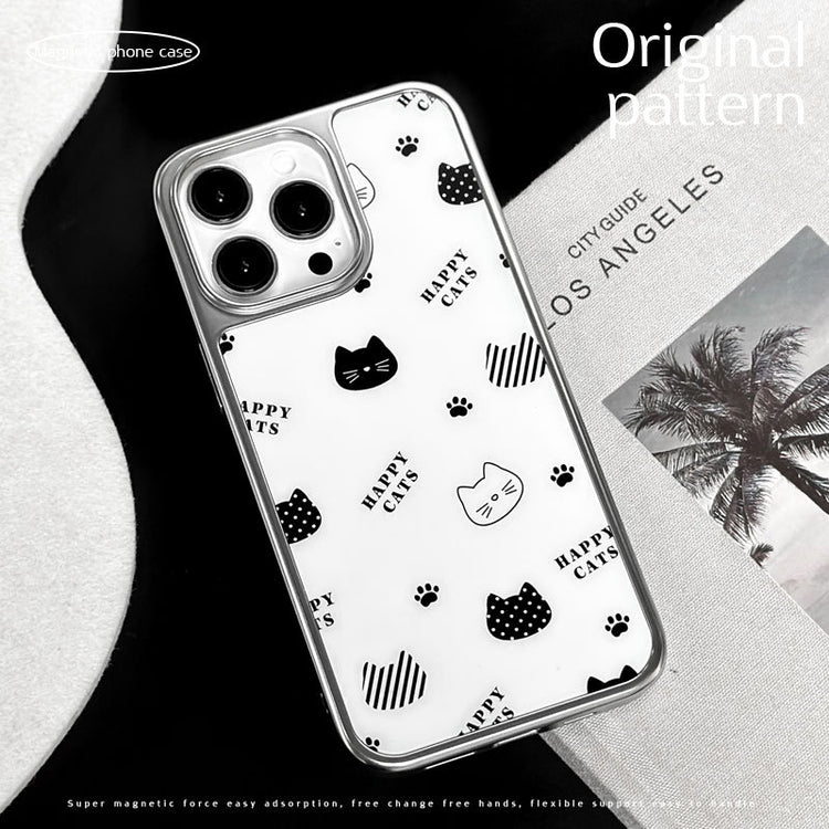 手機殼｜蘋果17手機殼ins風16適用iPhone15Promax磁吸AG磨砂殼華為p80「LR2204」25.09-4