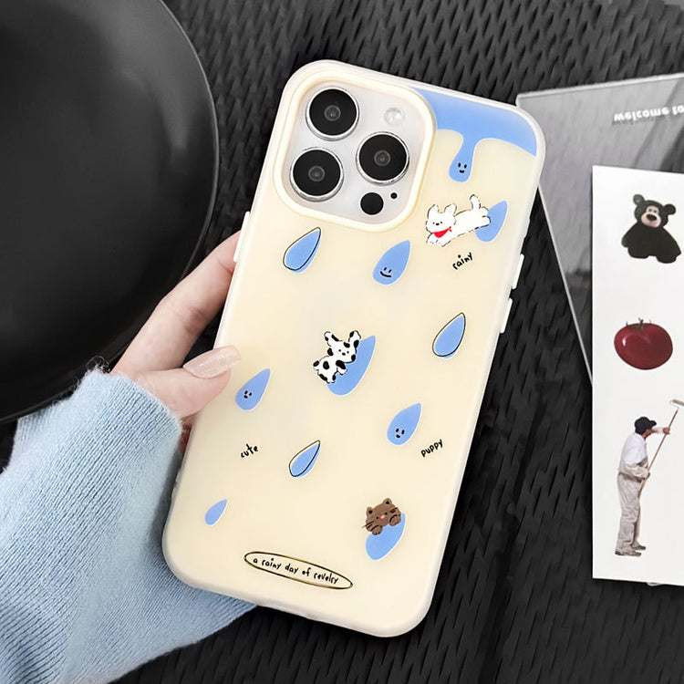 手機殼｜iPhone16promax卡通13膚感果凍14適用12二合一11蘋果15手機殼「LR1804」25.07-4