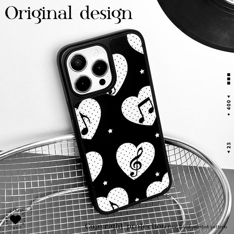 手機殼｜蘋果17Pro磁吸手機殼AG磨砂碳纖紋iPhone16適用華為P80音符「LR2201」25.10-1