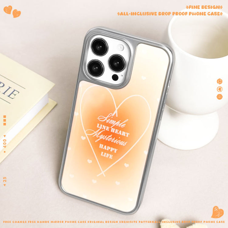 手機殼｜iPhone14手機殼17Pro蘋果16適用ins風華為PURA80電鍍銀邊滴膠「LR1983」25.09-3