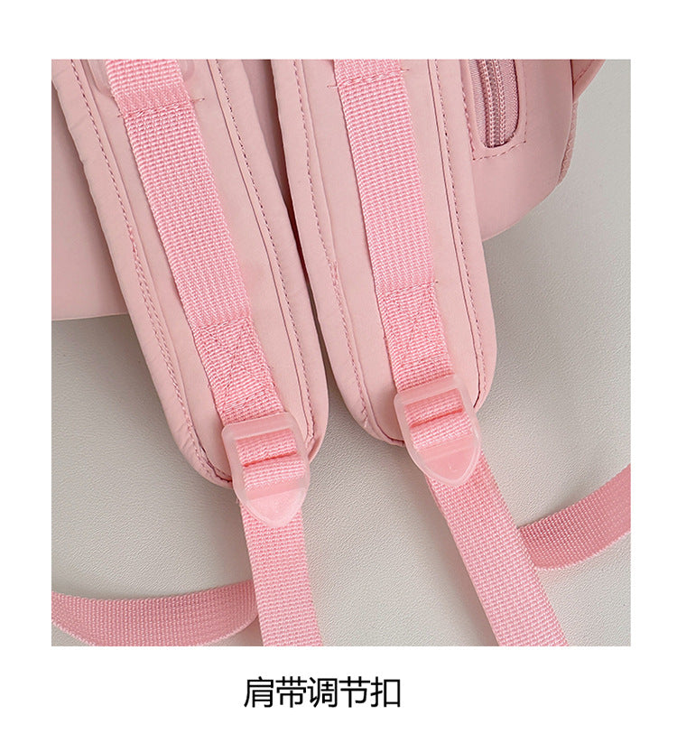 致青春 | 新款書包工裝風小眾刺繡小學生雙肩包學院大容量中學生背包「8012-128」25.07-2