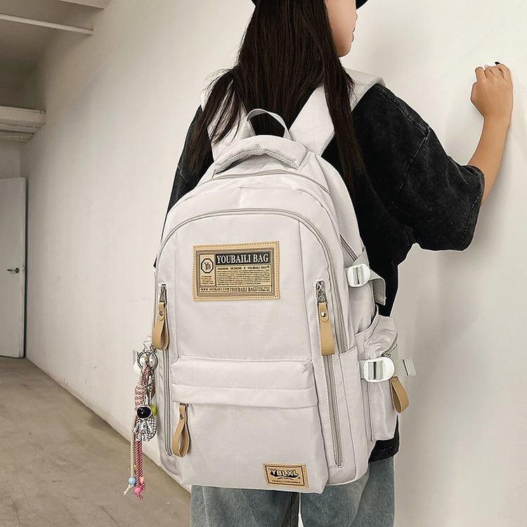 致青春｜書包女國中女生學生背包高中大學生旅行雙肩包大容量休閒百搭雙肩背包「2560-148」25.11-2