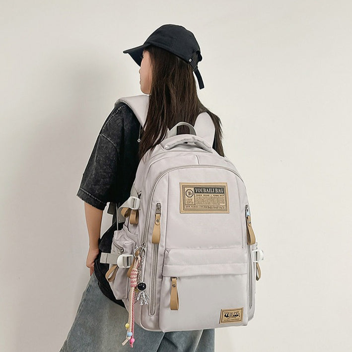 致青春｜書包女國中女生學生背包高中大學生旅行雙肩包大容量休閒百搭雙肩背包「2560-148」25.11-2