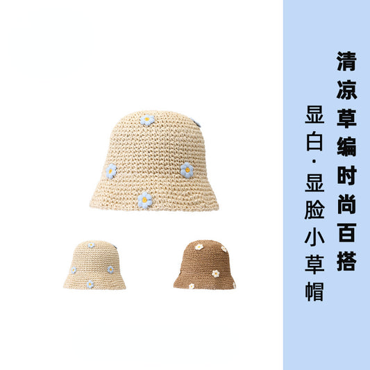 流行帽子 | 潮流防曬穿搭好物舒適清涼草帽之女休閒遊玩水桶帽沙灘防曬太陽帽「C1226」22.06-3