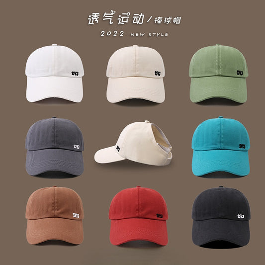 流行帽子 | 時尚潮流半空頂帽情侶夏季出行棒球帽IG字母刺繡遮陽防曬鴨舌帽「C1088」22.04-4